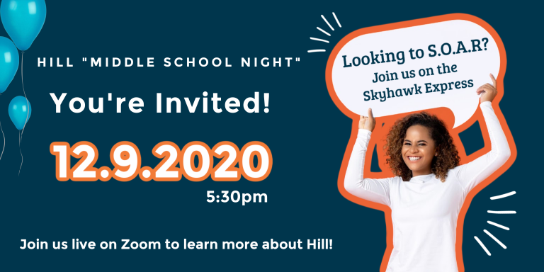 Hill Campus of Arts & Sciences » Hill Middle School Night